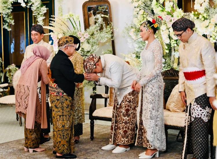 Selesai Akad Kaesang, Jokowi: Senang, Bahagia, Lega