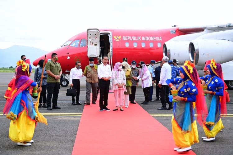 Presiden Jokowi dan Ibu Iriana Kunjungan Kerja ke Provinsi Nusa Tenggara Barat