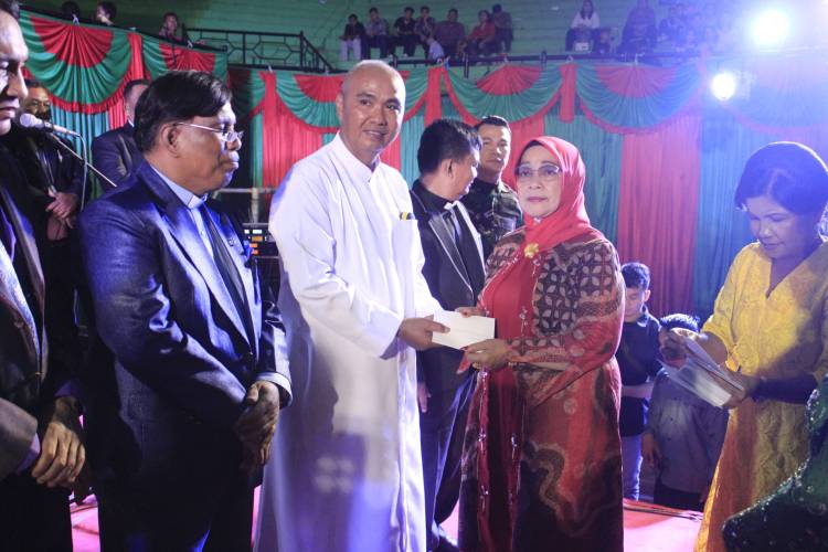 Pesan Wakil Bupati Labuhanbatu Diperayaan Natal Oikumene
