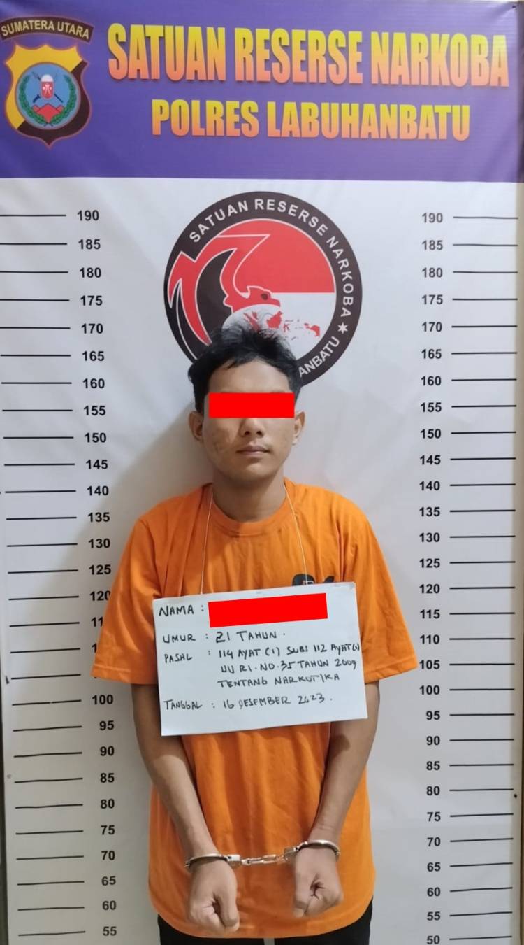 Miliki Ekstasi, Warga Labura Ditangkap Di Rantauprapat
