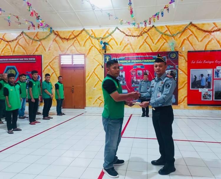74 Warga Binaan Lapas Siborongborong Terima Remisi Khusus Natal