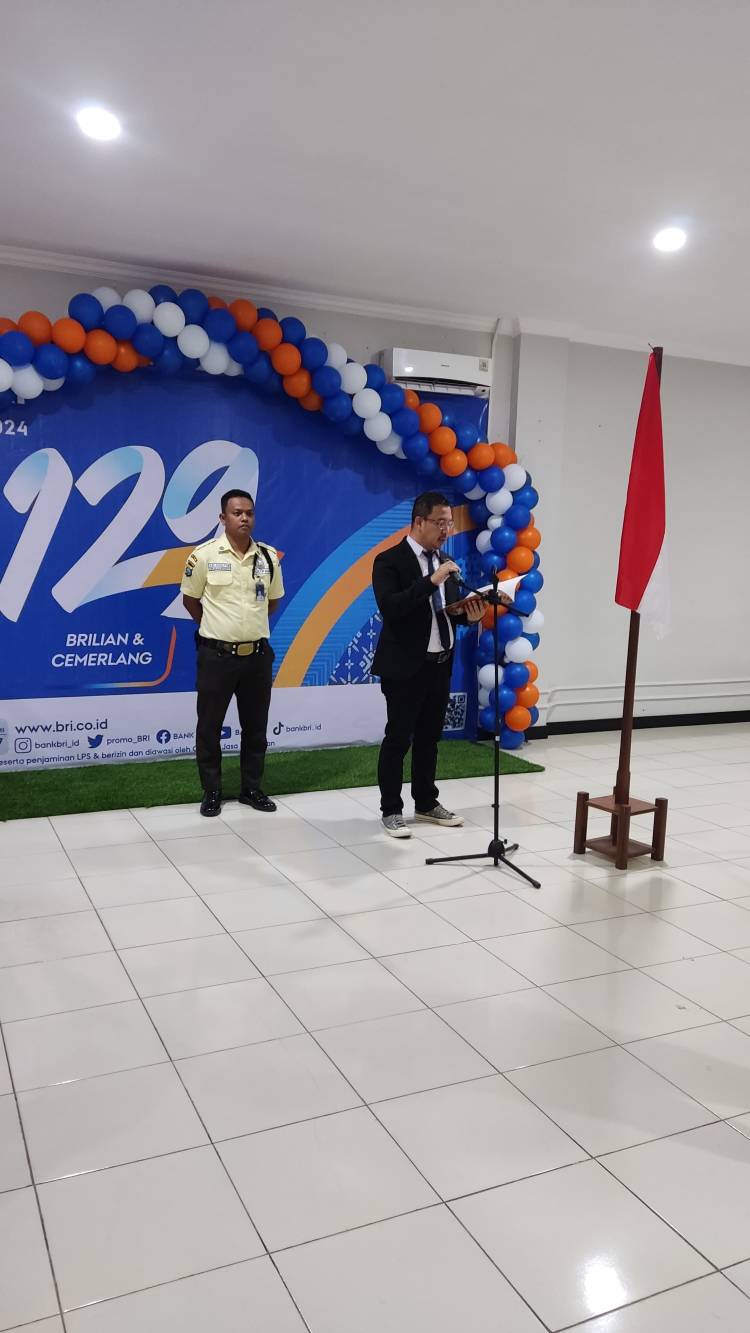 Peringati Hari Bela Negara Ke-76, BRI BO Kotapinang Menggelar Upacara Bendera