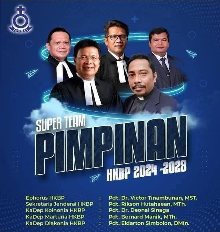 Ini Susunan Pengurus Pusat HKBP Hasil Sinode Godang ke -67 Tahun 2024