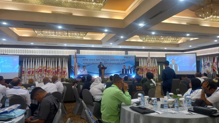 Rakerprov KONI Sumut Dirangkai Penggalangan Dana Bantuan Bencana Alam