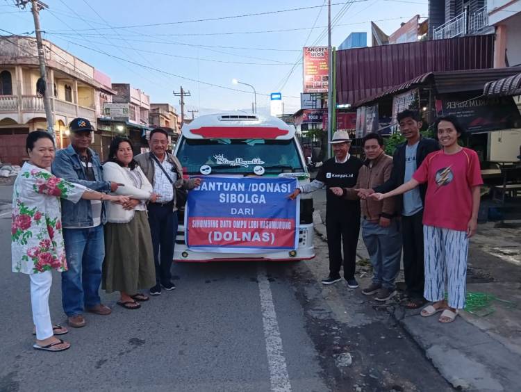 DOLNAS Saportibi Mengantar Donasi ke Pomparan DOLNAS Sibolga