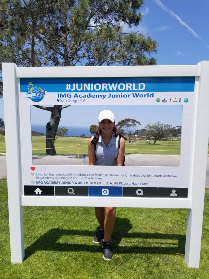Aliesa Nauli Situmorang Ikuti Turnamen Golf World Junior